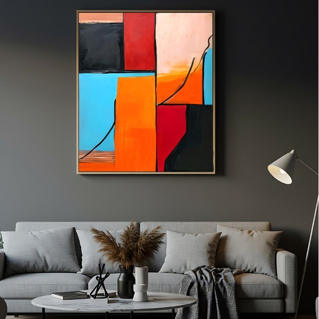 arte moderno, formas geométricas, diseño abstracto (Subido por el creador)