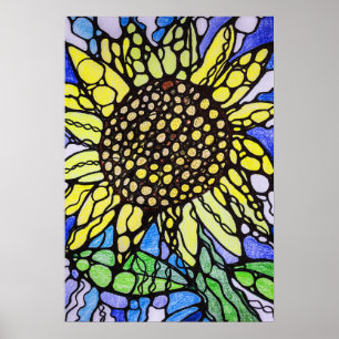 Arte moderno girasol