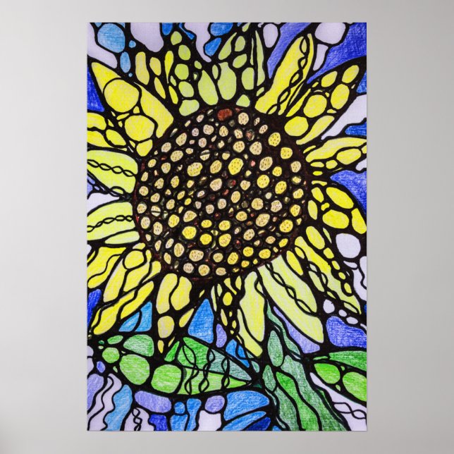 Arte moderno girasol (Frente)
