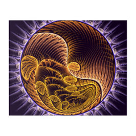 arte moderno Golden Waves