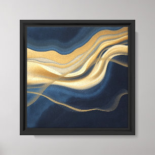 Arte moderno minimalista elegante con patrón dorad
