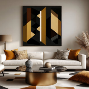 Arte Moderno Minimalista Geométrico Audaz