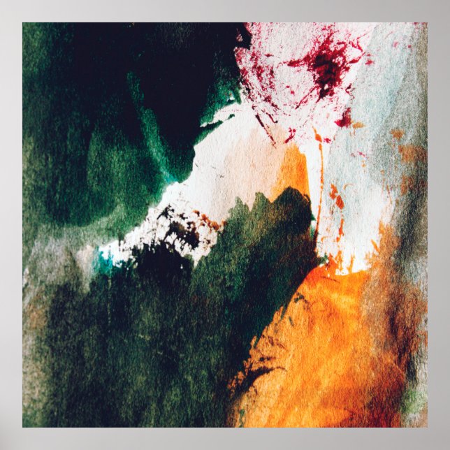 Arte moderno, pintura abstracta. Resumen de arte f (Frente)