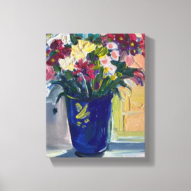 Arte moderno, pintura, flores (Anverso)