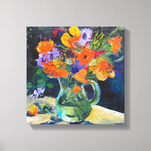 Arte moderno, pintura, flores