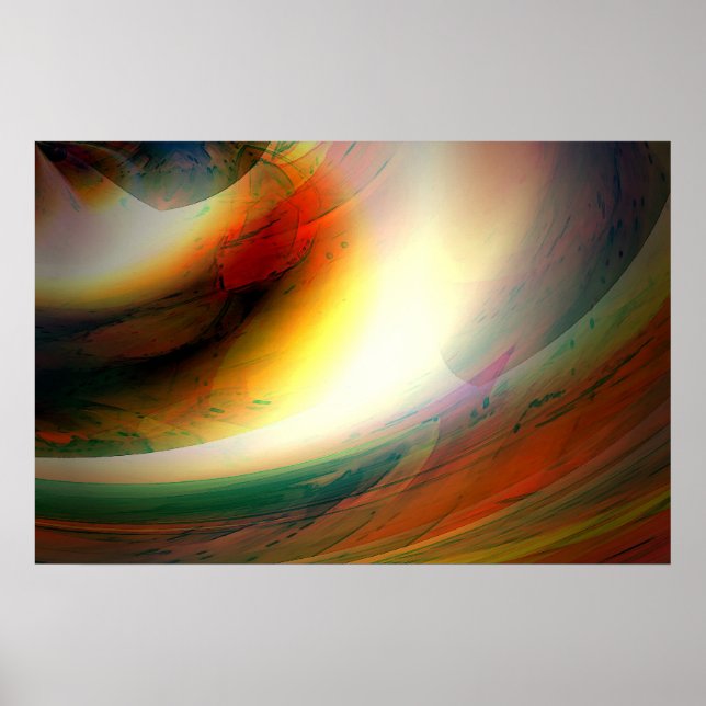 Arte moderno - Poster abstracto de arte de impresi (Frente)