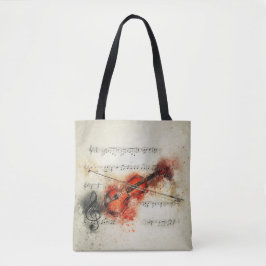 Arte moderno - Violín - Bolsa de Tote