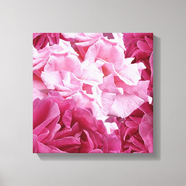 Arte moderno y abstracto de bonito rosa rosa digit (Anverso)