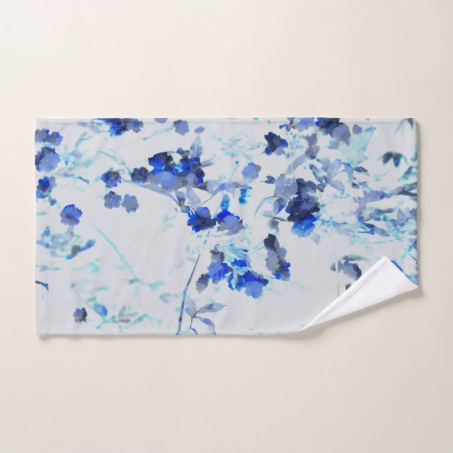 Arte moderno y moderno de estampado floral/floral (Toalla de mano)