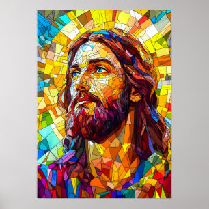 Arte mosaico de Jesucristo