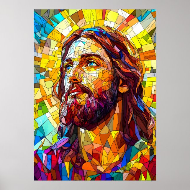 Arte mosaico de Jesucristo (Frente)