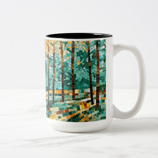 Arte mosaico de la Copa Ailly (Derecha)