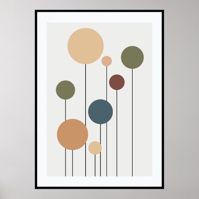 Arte mural abstracto contemporáneo (Frente)