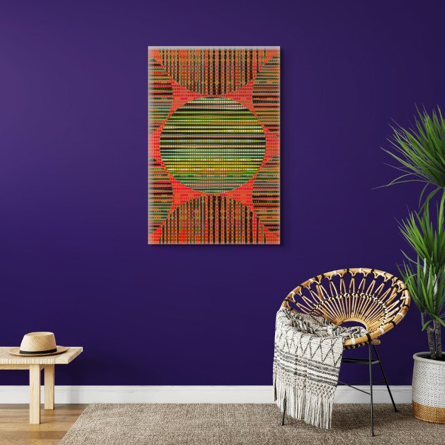 Arte mural abstracto geométrico y colorido (Subido por el creador)
