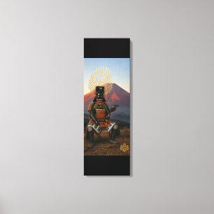 Arte mural alto de Toyotomi Hideyoshi Monte Fuji 1