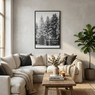 Arte mural Canva naturaleza inspiradora árboles bo