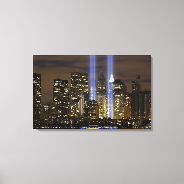 Arte mural con luces "Ciudad de Nueva York" tribut (Anverso)