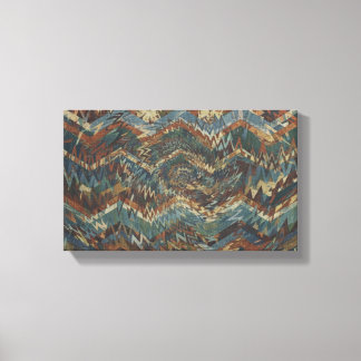 Arte mural con patrón geométrico dinámico
