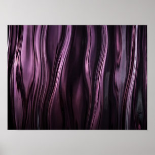 Arte mural con textura de vidrio ondulado violeta 