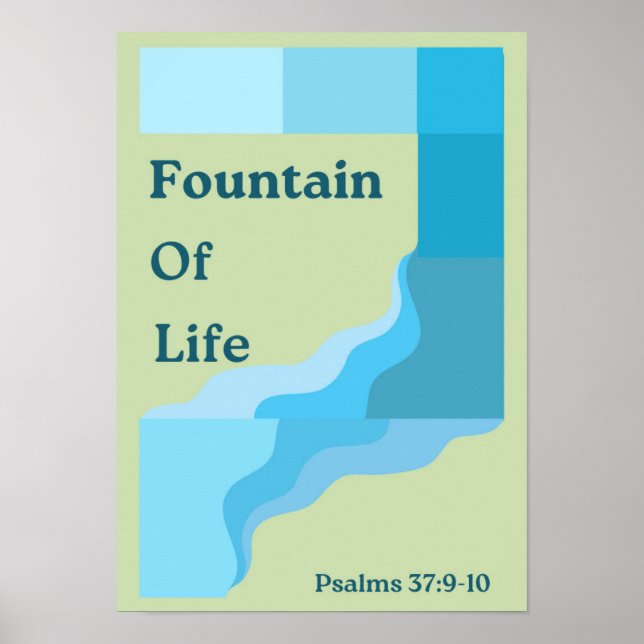 Arte mural cristiano/ Poster geométrico / Jesús (Frente)