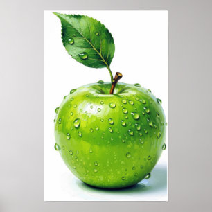 Arte mural de Apple verde