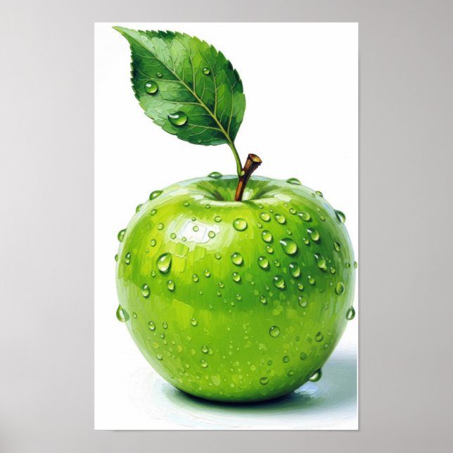 Arte mural de Apple verde (Frente)