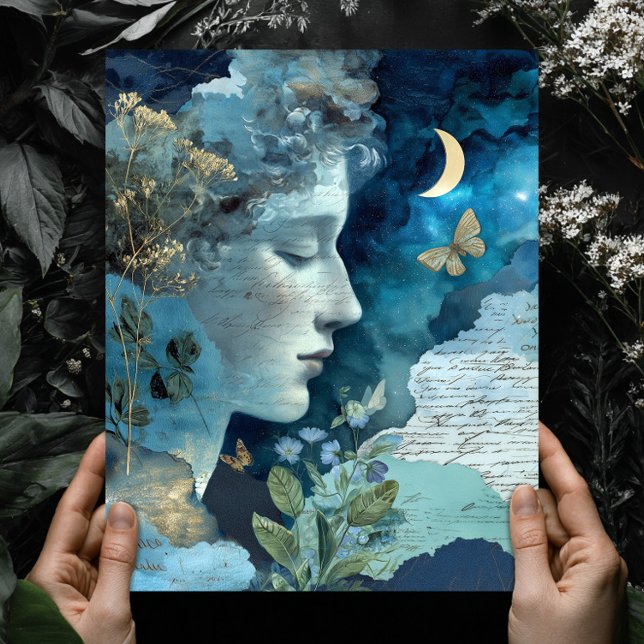 Arte mural de cielo nocturno celestial de fantasía (Subido por el creador)