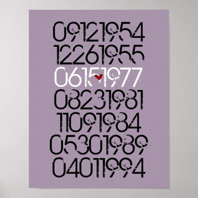 Arte mural de fecha - Estilo angustiado - 4 niños (Frente)