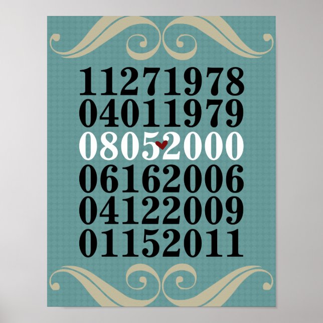 Arte mural de fecha - Familias con tres hijos (Frente)