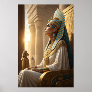 Arte mural de Hatshepsut, retrato de reina egipcia