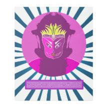 Arte mural de la nación enmascarada