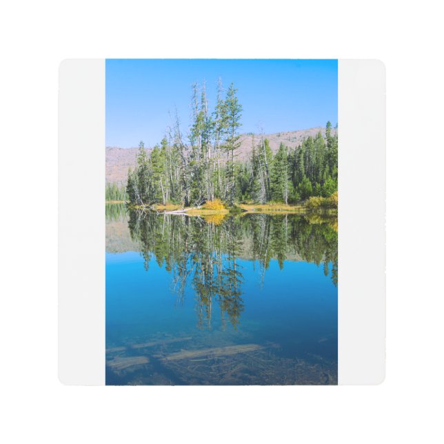 Arte mural de la reflexión del lago Sylvan, Yellow (Anverso)