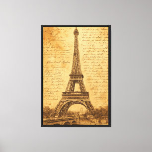 Arte mural de la Torre Eiffel de París