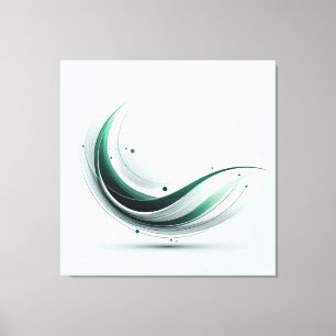 Arte mural de lienzo minimalista