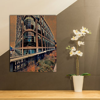 Arte mural de lienzo multimedia