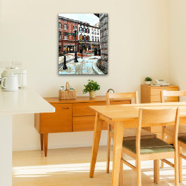 Arte mural de lienzo multimedia