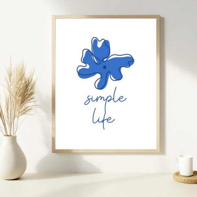 Arte mural de minimalismo de vida sencilla (Subido por el creador)