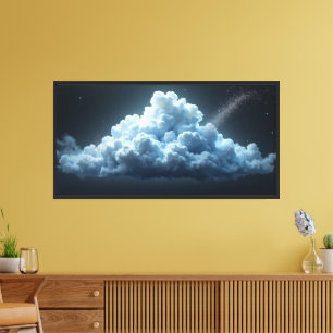 Arte mural de nubes cósmicas: Nubes soñadoras del