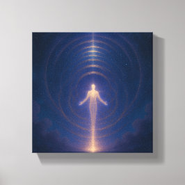 Arte mural de Ser Luminoso Celestial