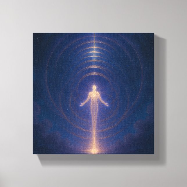 Arte mural de Ser Luminoso Celestial (Anverso)