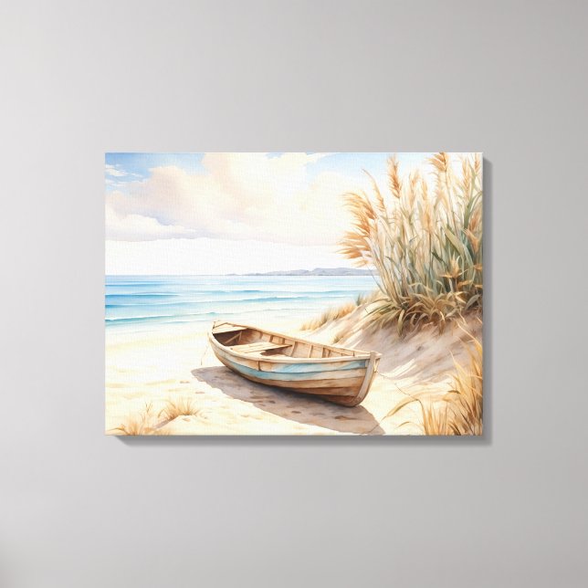 Arte mural de tela de escenas de playa (Anverso)