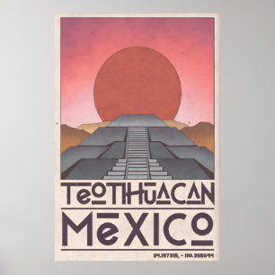 Arte mural de Teotihuacan, Pirámide geométrica, Si