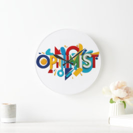 Arte mural decoración relojes regalo optimista col