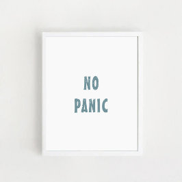 Arte mural: Dejar que "no haya pánico" sea un Post