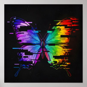 Arte mural del efecto mariposa