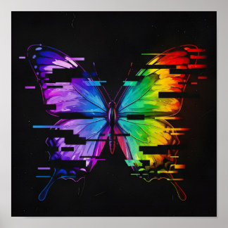 Arte mural del efecto mariposa