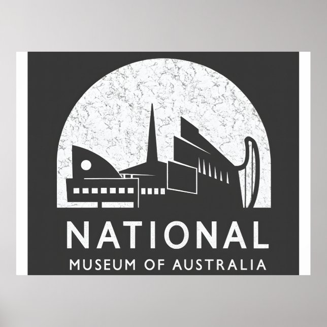 Arte mural del Museo Nacional de Australia. (Frente)