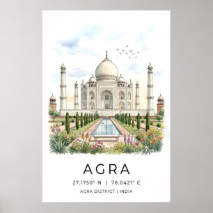 Arte mural del Taj Mahal diseño de marfil elegante