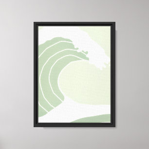 Arte mural enmarcado de la tradición zen minimalis