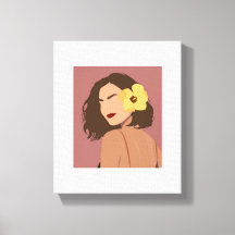 Arte mural femenino que muestra la belleza de las